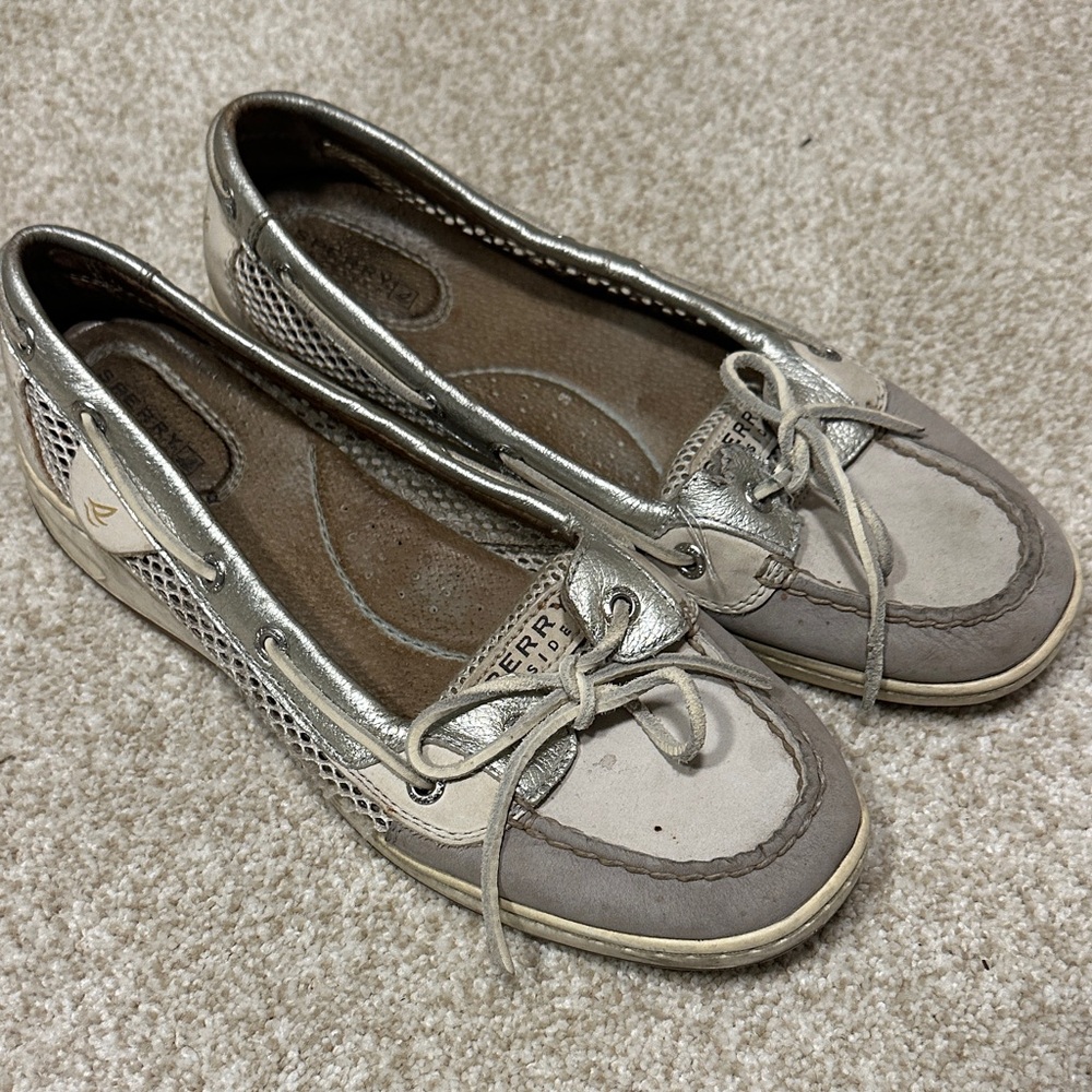 SPERRY Top-Sider Angelfish Women’s Leather Boat Shoes Size 9.5